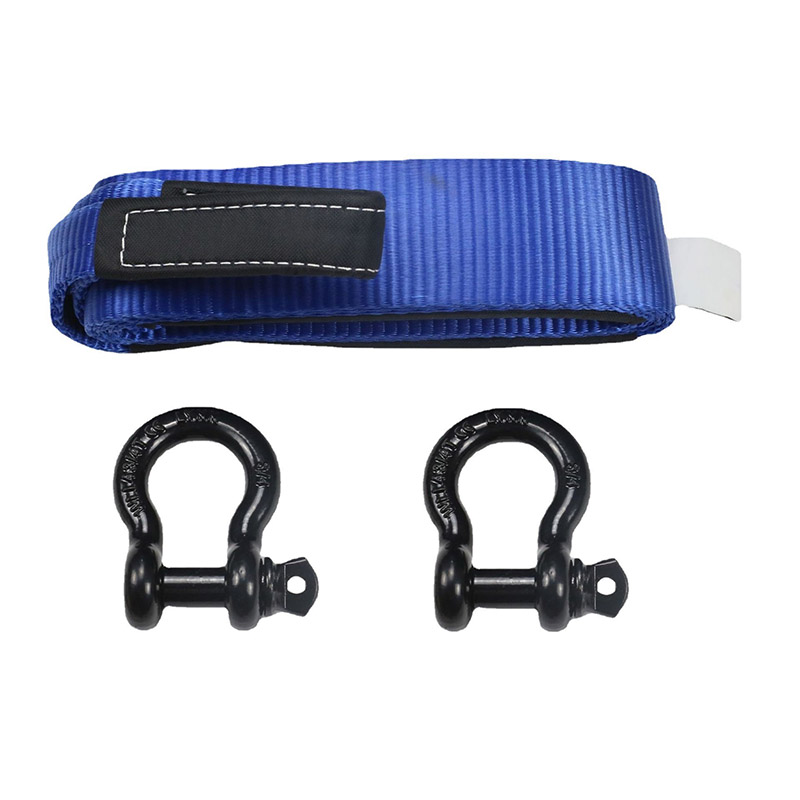 Буксировочные ремни D Shackle Blue